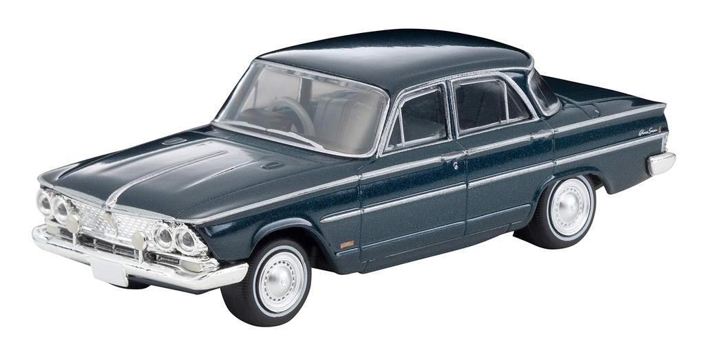 Tomytec Tomica Limited Vintage scale Nissan Prince Gloria Super 6 Navy Blue 1966 Model 312291 1/64 TLV-174c (Finished Model)
