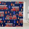 Bathroom Wave Shower Curtain Set With Hooks,Sea Ocean Waves Bath Curtain Hand Drawn Style Japanese Illustration Great Wave