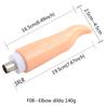 FREDORCH Sex Machine Attachment 3XLR 3PRONG Attachment Dildo For Women and Men Sex Masturbation Love Machine Dildo Sex Toys