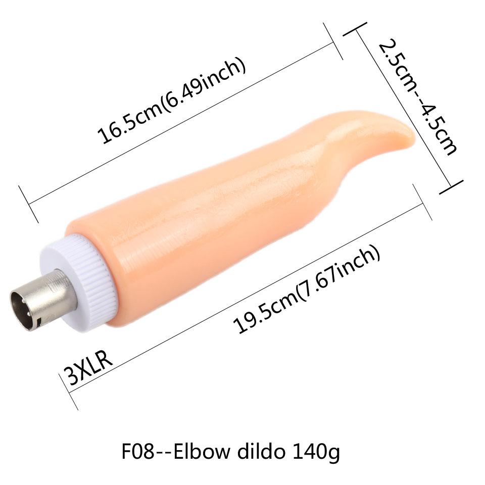 FREDORCH Sex Machine Attachment 3XLR 3PRONG Attachment Dildo For Women and Men Sex Masturbation Love Machine Dildo Sex Toys