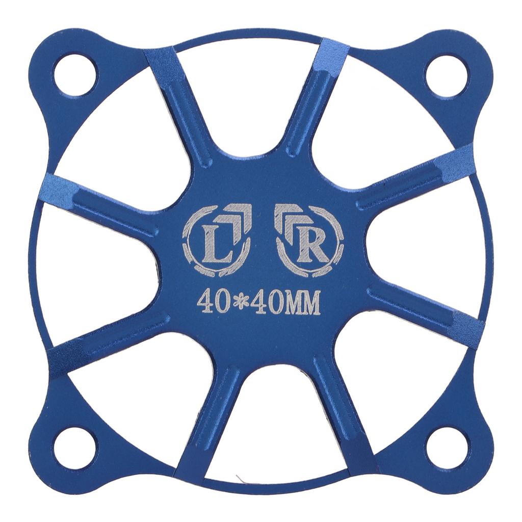 3Pcs Motor Cooling Fan Cover Black Red Blue 40x40mm Aluminium Alloy Light Weight RC Cooling Fan Cover for Motor ESC