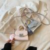 New Fashion Versatile Trend Lock Bag Single Shoulder Portable Oblique Span Women's Bag Free Pendant