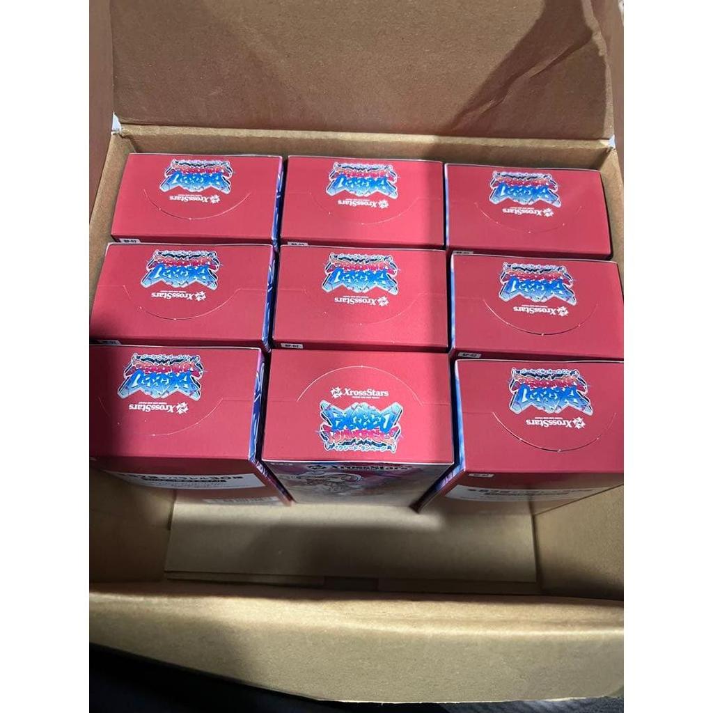 Used XrossStars Booster Pack Exceed Rampage 9box