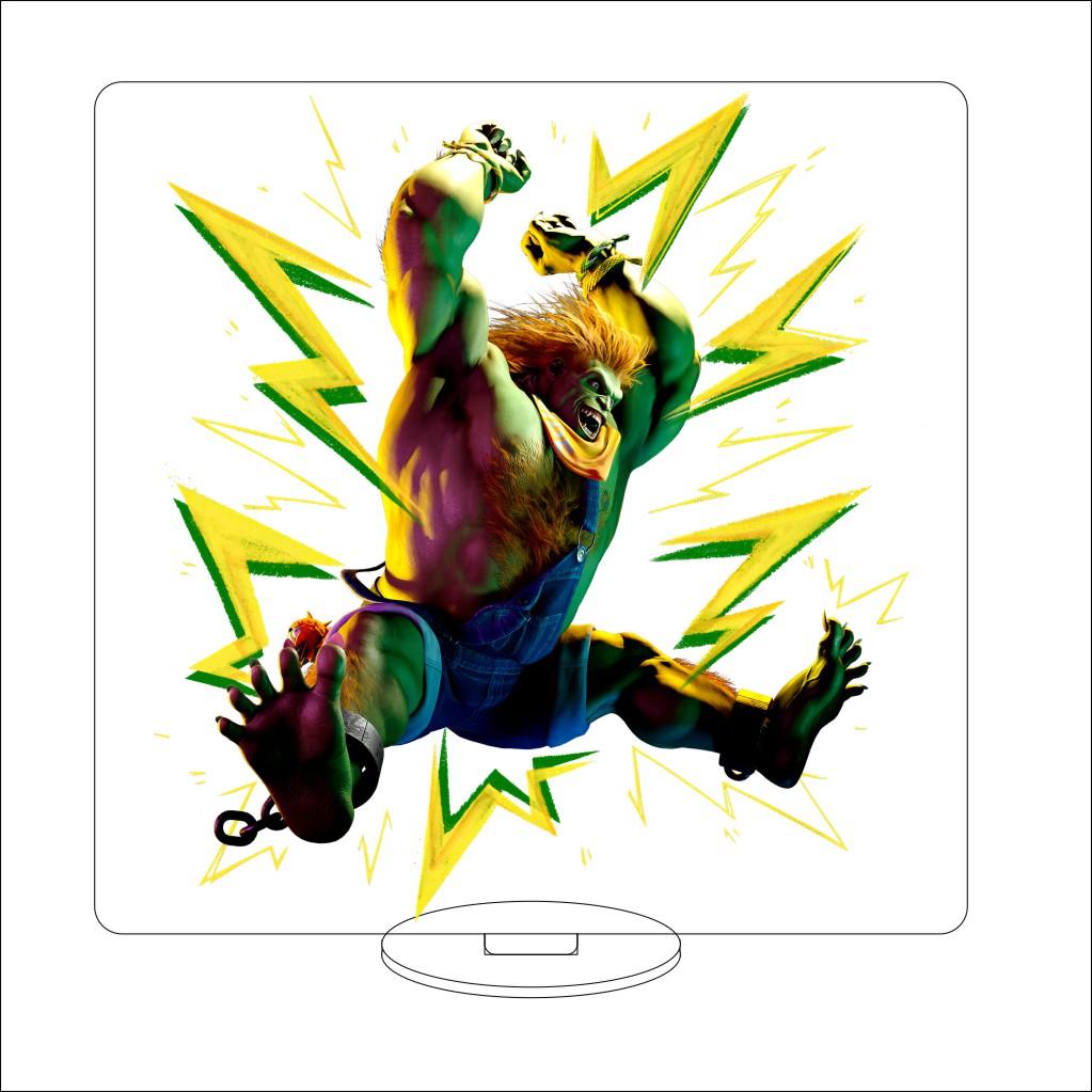

16CM Anime Sutorīto Faitā Figure Stand Model BLANKA/ZANGIEF/DHAISIM/Cammy White Cute Desk Decor Standing Sign Gifts 16CM