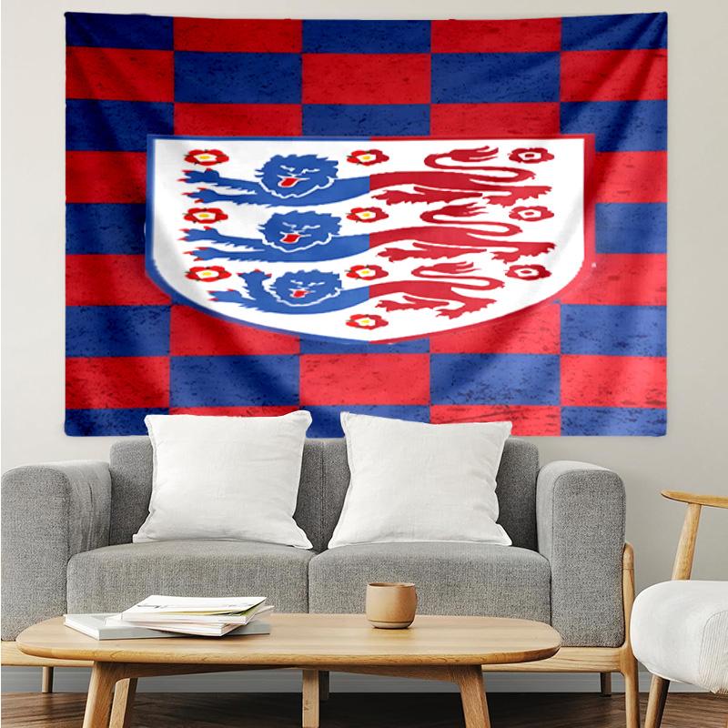 England Coat Of Arms Tapestry, Unique Design Tapestry, Suitable for Bedroom,Livingroom, Playroom,Heartwarming Fan Holiday Gifts
