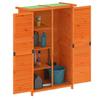 VidaXL Garden Tool Shed Brown 83x57x140 Cm Solid Pine Wood 172240
