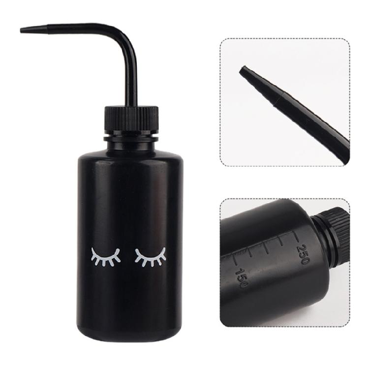 Eyelash Cleansing Bottle Plastic Lash Washer Bottle Leakproof Water Squeeze Dropper Easy Control Nozzle