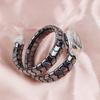 Fashion Black Snake Hot Sell Quartz Watches Women's Full Diamond Steel Strap Watch For Women Bling Unique Luxury Clock Relogio