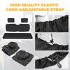 UTV Seat Covers Set Fit For Polaris Ranger 500/700/800 2002 2003 2004 2005 2006 2007 2008 Water-Resistant Front Bench Seats Only