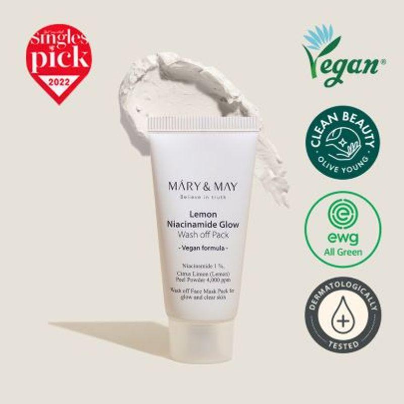 [Mary&May] *mini* Lemon Niacinamide Glow Wash off Pack 30g