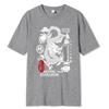 T-Shirts mit lustigem Drachen-Muster im Harajuku-Stil für Herren, modisch, atmungsaktiv, lockere Sommershirts, T-Shirt, übergroße Kleidung, Baumwolloberteile