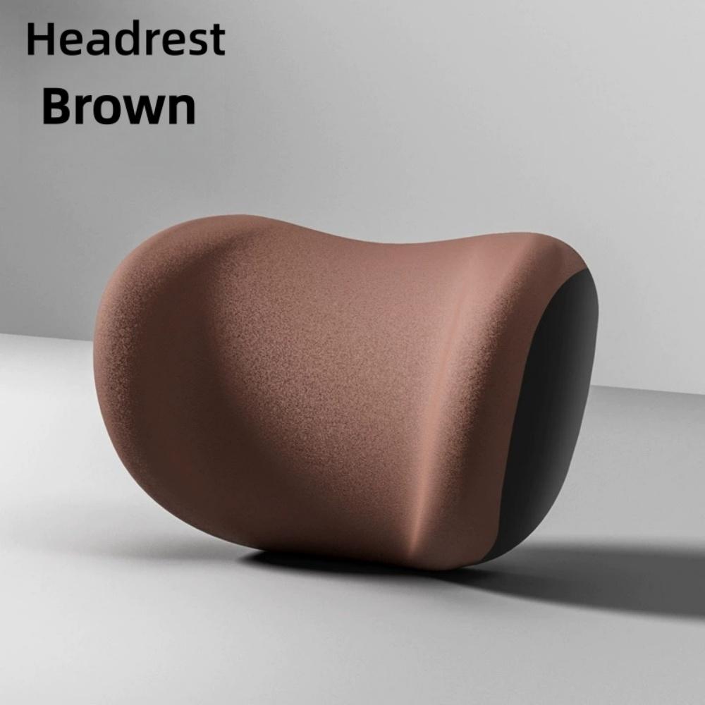 Car Headrest Lumbar Support Car Neck Pillow Waist Cushion Driver Seat Backrest Car Cushion Driving Lumbar Support Waist Support 7HD