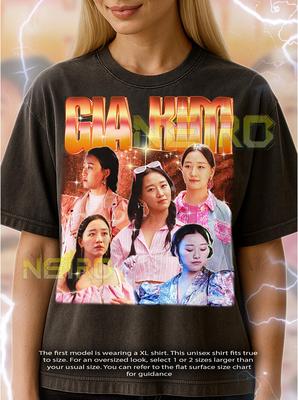 Gia Kim Bootleg Shirt, Vintage Actress Star Celebrity Performer Tee, 90s Retro Throwback T-shirt, Gia Kim Sweater