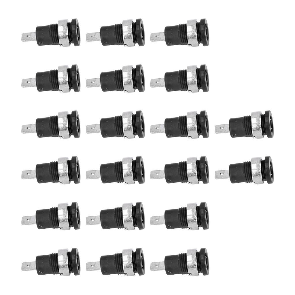 20Pcs Banana Socket 4mm Strong Connectivity Corrosion Resistance Good Performance Electrical Test Accessories