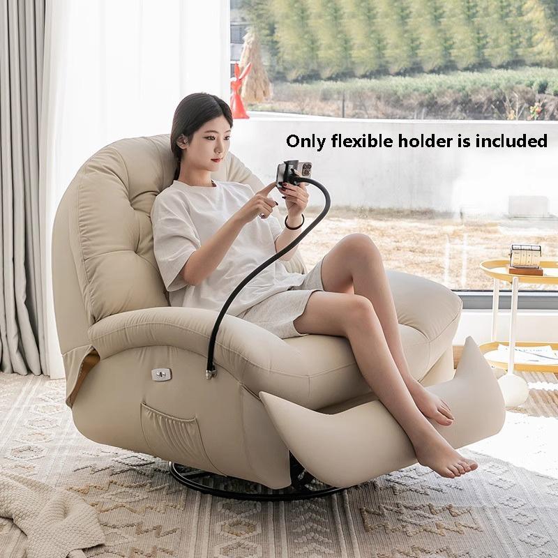 Flexible Arm Monopod Rod Sofa Lazy Stands Holder with Ball Head Clip Holder for Mobile Phones Tablets PC