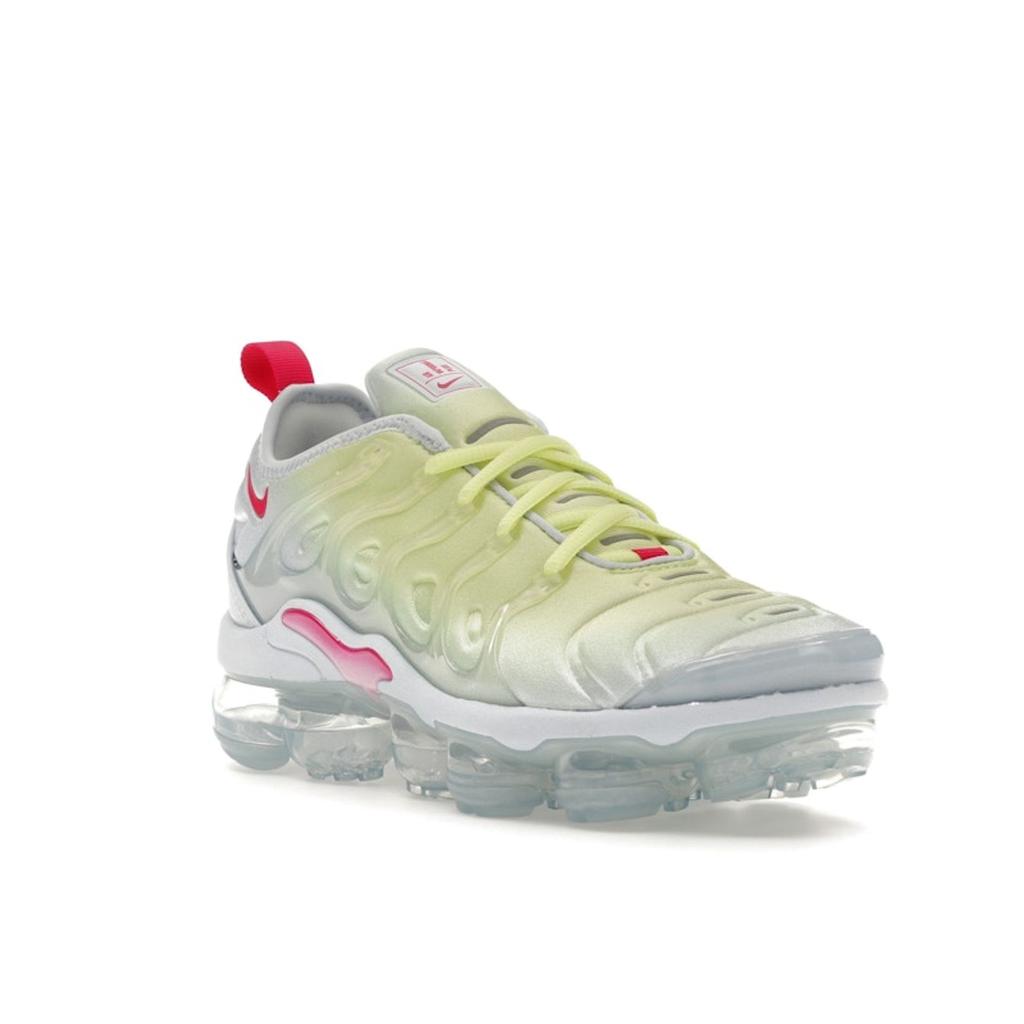 Nike Женские кроссовки Air VaporMax Plus Blue Tint Lemon Twist Light-Lemon-Twist Metallic-Silver Fireberry FQ8882-423