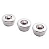 10Pcs Unit Bearing Conveyor Roller Small Flat Round Eye Wheel Conveying Ball