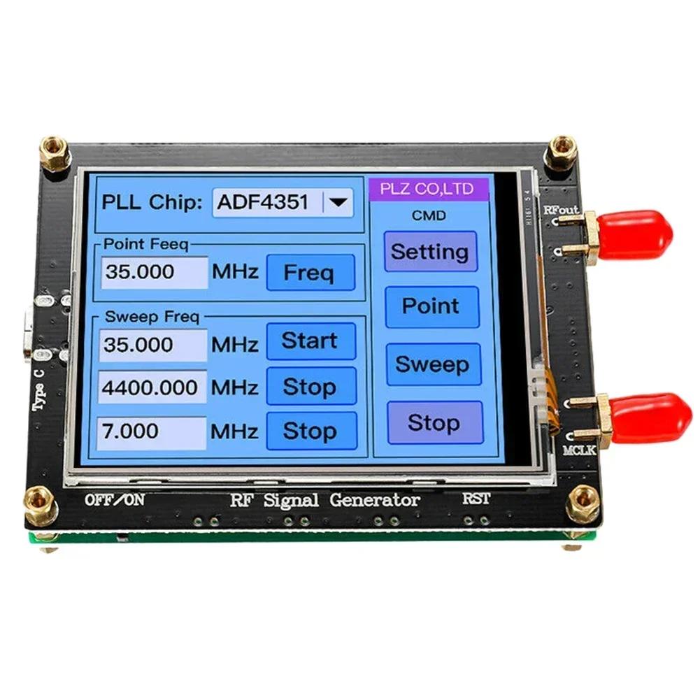1set Signal Generator With USB Cable Touch-Screen ADF4351 35M-4.4G RF Signal Generator PLL