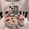 Miroir Corgi amusant pour coque de téléphone portable iPhone17 16pro boutons plaqués x Apple 14 tout compris 15 niche