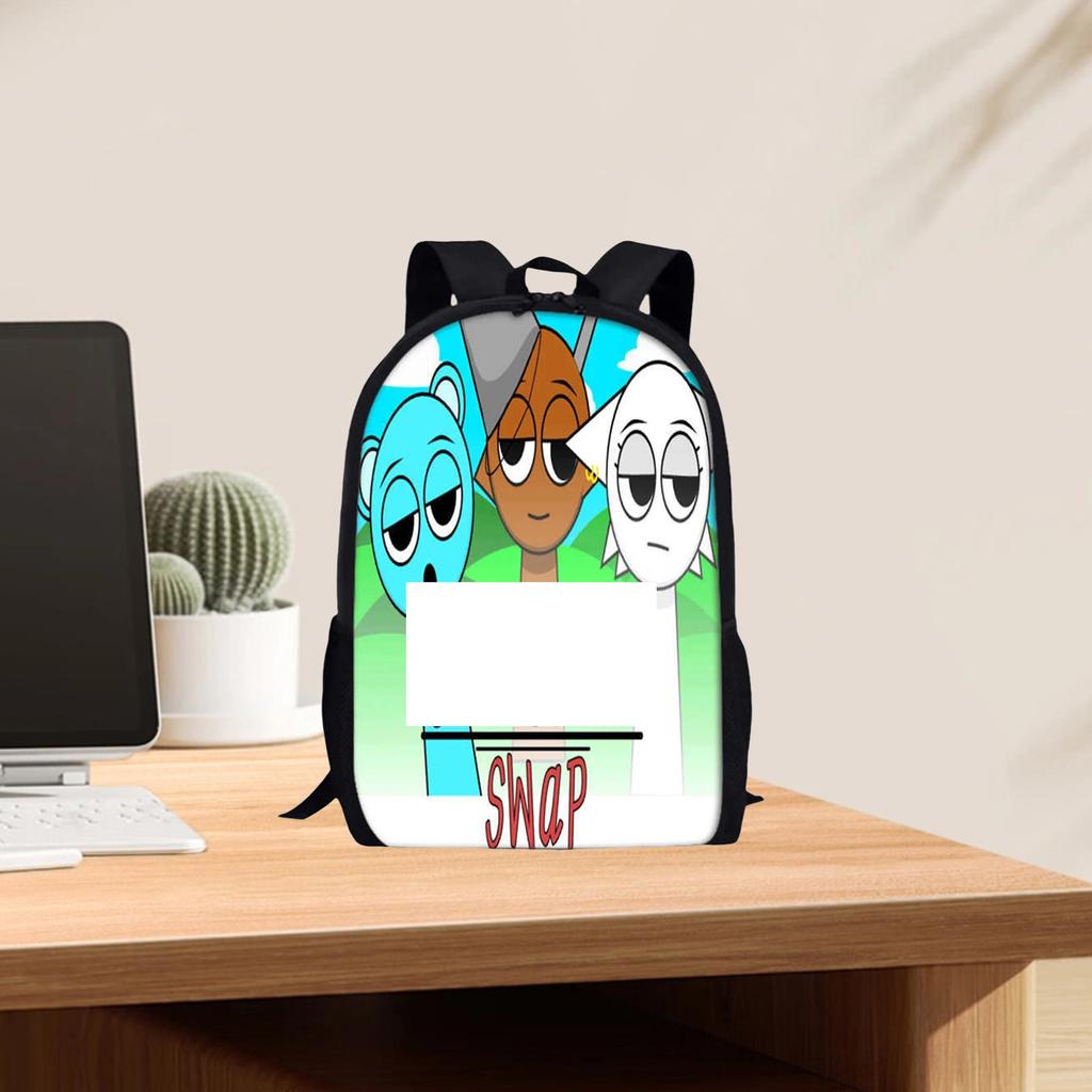 Large Capacity Backpack For Primary And Secondary School Students, Cartoon Shoulder Bag And Pencil Case For Children