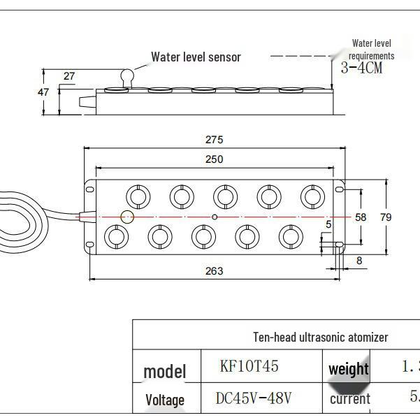 Placă de atomizare umidificator ultrasonic