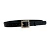 Stylish New Alloy Buckle Women's Belt Perfect For Dresses And Coats With Rhinestone Detailing In Black And Camel Color