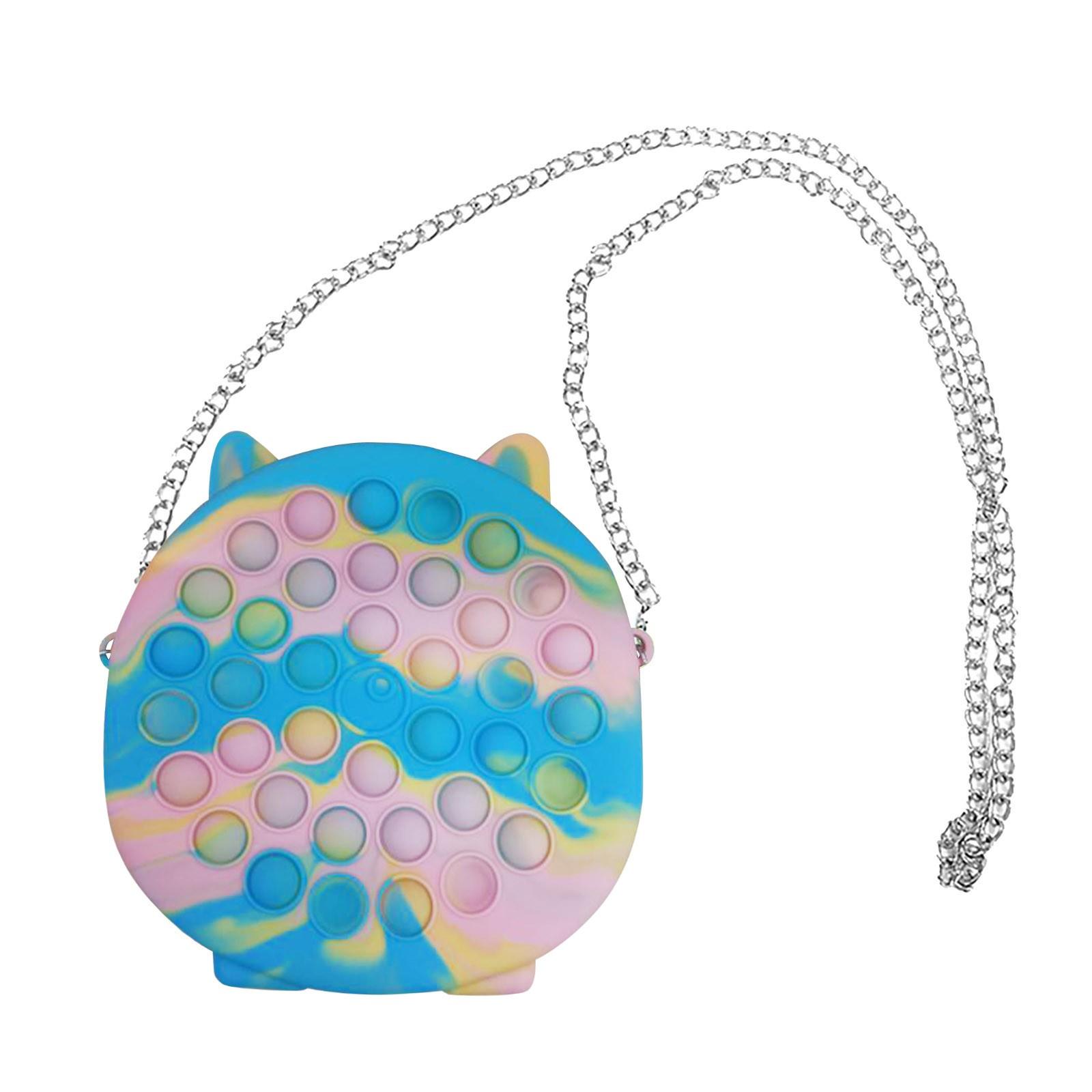 

Nikitas Push Toy Подвеска-сумка, Пузырьковая игрушка для снятия стресса, игрушки для взрослых и детей