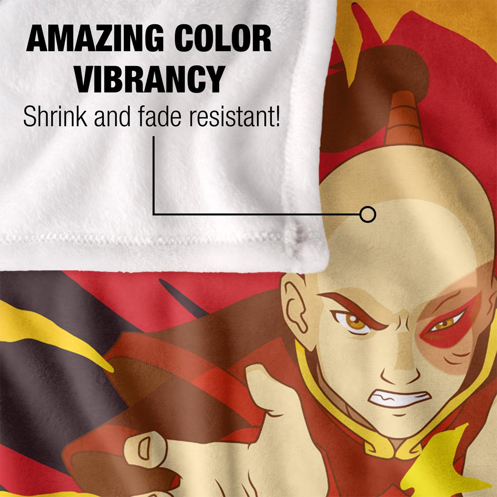 Avatar: The Last Airbender Silky Zuko Supersoft Blanket