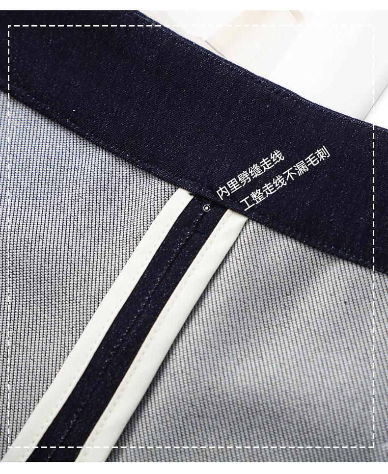 High-Waisted Wide-Leg Denim-Finish Women's Pants - Slimming, Loose, Spring/Summer 2025 Style