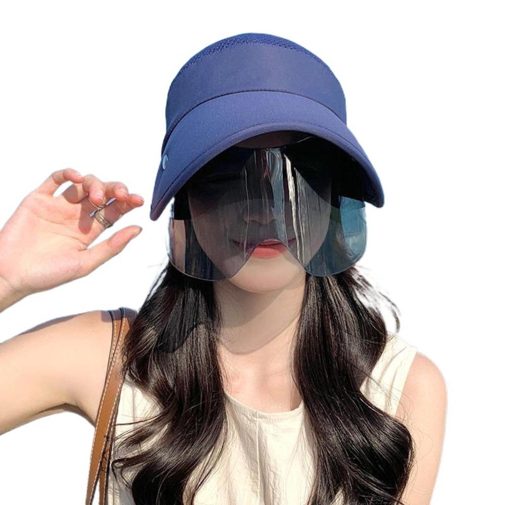 Sunscreen Lens Cover Face Cap Face Mask Tea Picking Hat Fashion Sunscreen Bucket Hat  Climbing
