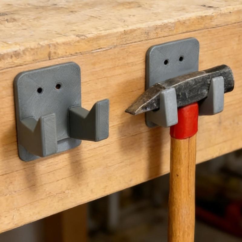 Hanging Hammer Rack Plastic Rust Proof Hammer Rack Equipment Rack With Tool Storage Rack Screw Accessories