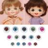 Doll Eyeballs Half Round Plastic Eyes Colorful DIY Bear Crafts Materials Halloween Accessories