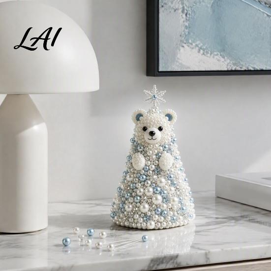 Bastelprojekte-Set DIY Tierbaum-Set mit Perlen 3D Perlenkunst-Set Anfänger-Set Handgemacht Thematisch für Kinder Erwachsene Anfänger Perlen