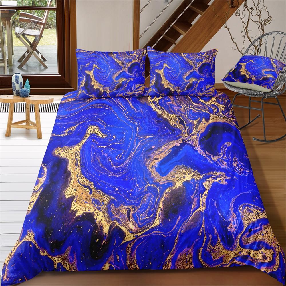 2023 New Style 3D Bedding Set Marble Printing Home Bed Clothes Children Woman Decorative Pattern King Size Comforter Cover Suit Microfiber