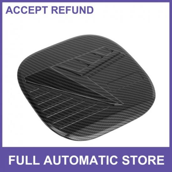 Fuel Tank Door Cap Fit for Hyundai Tucson 21-25 Gas Tank Flap Carbon Fiber Black