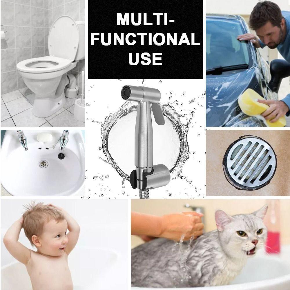 High Pressure Toilet Sprayer Heads Adjustable Bidet Faucet Set Women Washer Sprinklers  Bathroom