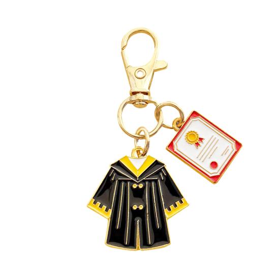 Graduation Keychain Pendant Easy to Install Graduation Day Gift Keyring with Lobster Clasp Design Graduation Souvenir Accessory