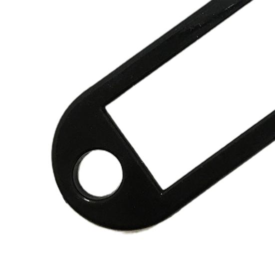 20Pcs Removable Key Tags with Window PP Prevent Missing Key Identifiers Bag Accessories