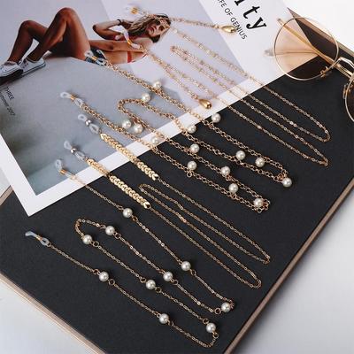 For Sunglasses Eyeglass Holder Eyeglasses Chains Sunglasses Holder Pearls Sunglasses Chain Necklace
