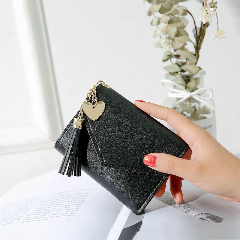 Korean Style Women's Long Clutch Wallet with Multi-Card Slots and Coin Purse