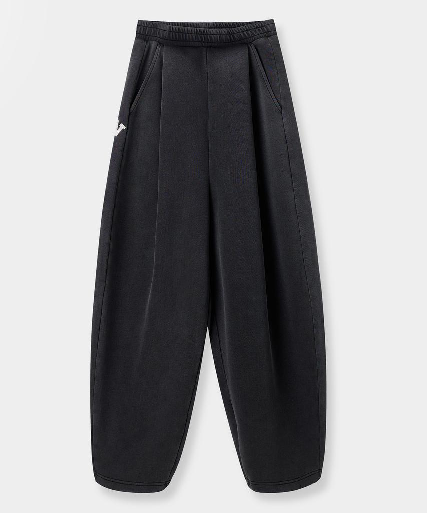 Yujen Lounge Curved Sweatpants_Pigment Charcoal