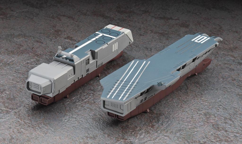 Hasegawa Super Dimension Fortress Macross Macross Fortress Ship with Prometheus Daedalus Scale Plastic Model Kit 65830 SDF-1 & 1/4000