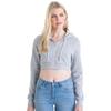 Awdis Womens/Ladies Heather Crop Hoodie