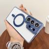 Foreign trade applicable Samsung S26U mobile phone case electroplating magnetic suction S25Plus lens glitter S24FE protective case