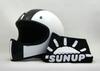 SUNUP COBRA Full Face Motorcycle Size L Matte Black SM-002 Helmet, (59-60cm),
