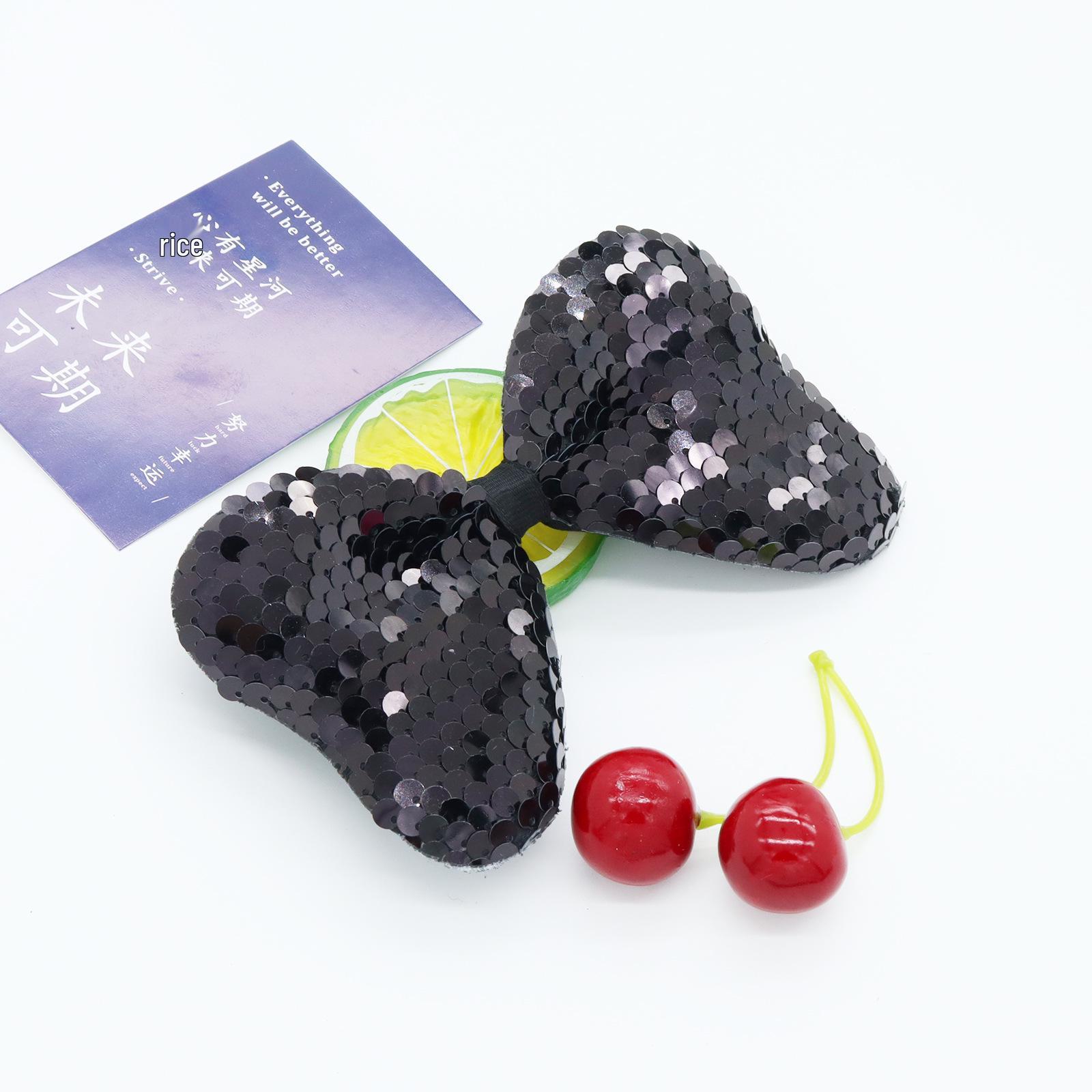 Sequin DIY Large Sponge Bow Decoration for Children s Hair Accessories