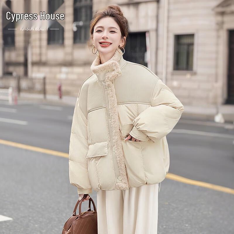 

CYPRESS Женская куртка с воротником-стойкой и спущенным плечом, 90% пух L