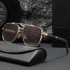 New Men's Fashion Square Frame Driving Sunglasses