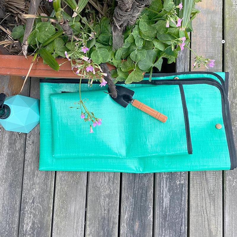 Pflanzmatte 50 cm - 150 cm Garten-Blumenerde-Pad Faltbare Gartenpflanze Blumentopf Umpflanzen Wasserdichte Matten Pflanzenzubehör