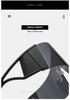 Fashion High Quality Futuristic Cool Sunglasses Personalized UV 400 Frameless One Piece Windproof Sunglasses for Women Men
